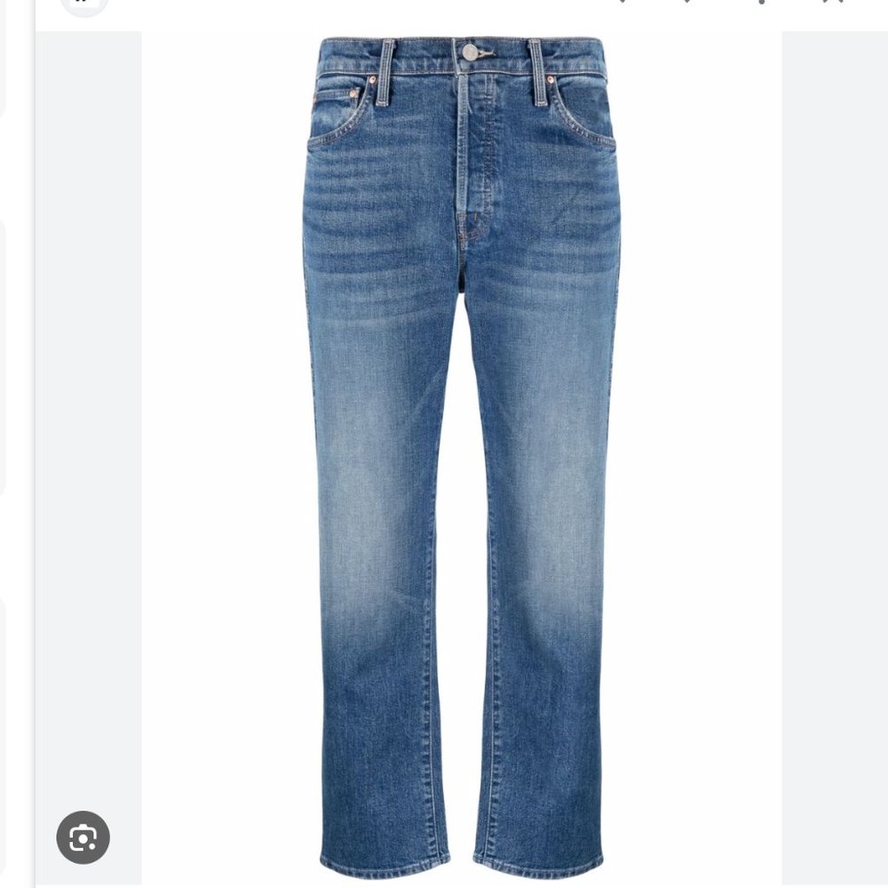 MOTHER Denim The Ditcher Cropped Jeans 26